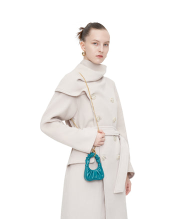 Gabbi  Super Mini-Tasche - Pfauenblau