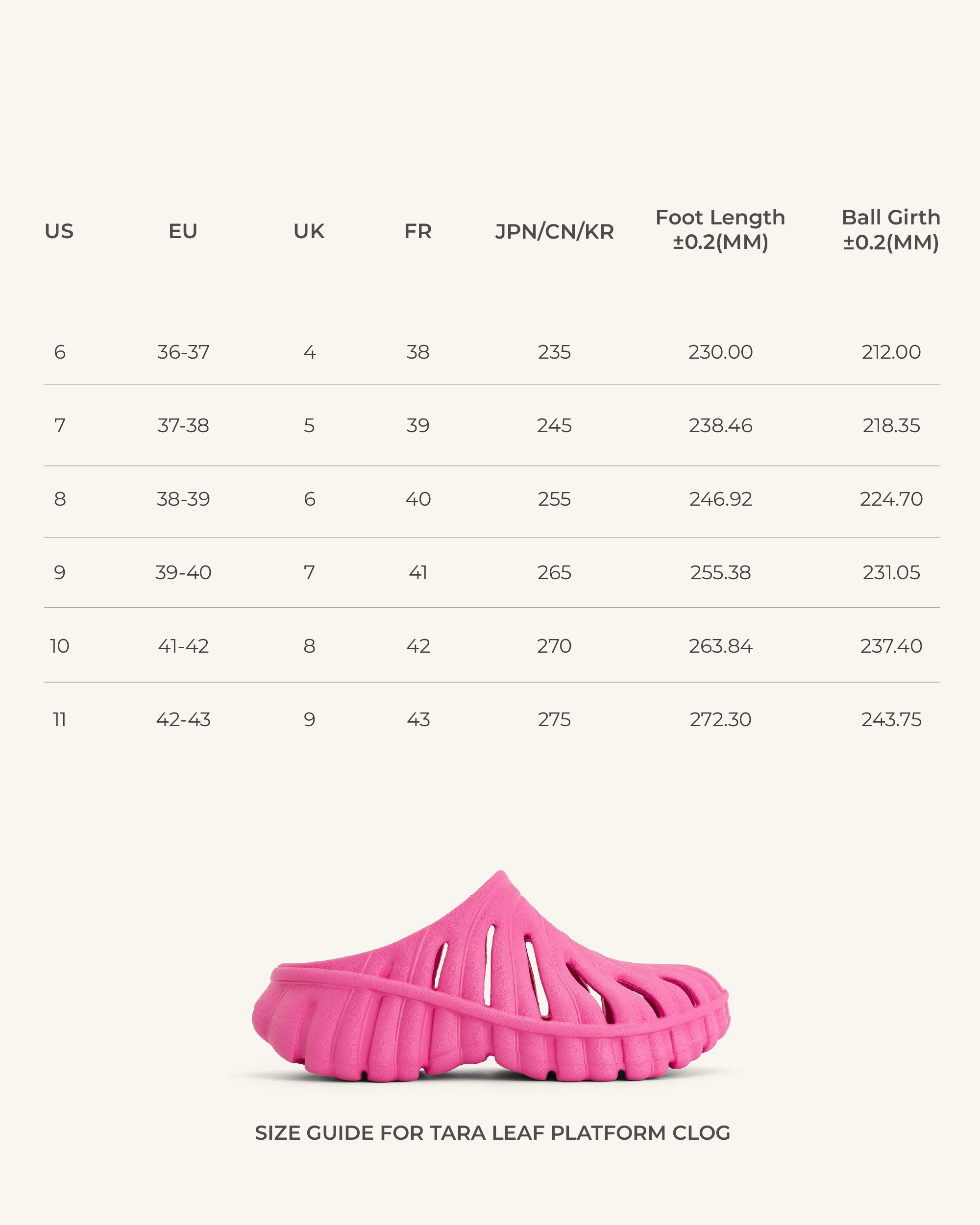 JW PEI Damen Tara Blatt Plattform Clog - Leuchtendes Pink